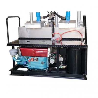 Double Cylinder Hydraulic Hot Melt Kettle With Road Marking Machine