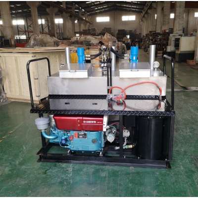 Factory Supply Double Tank Cylinder Hydraulic Thermoplastic Hot Melt Paint Preheater Boiler Kettle Price