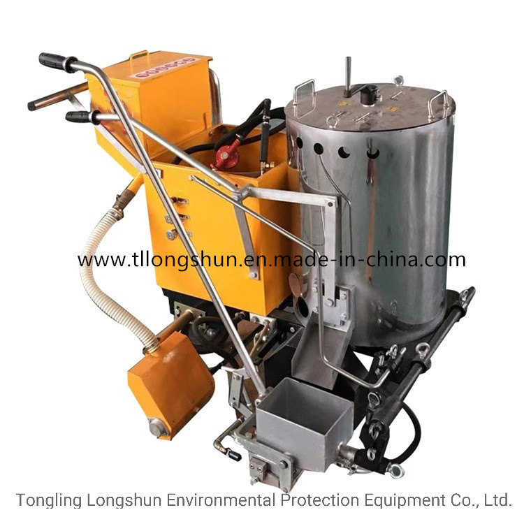 Hand Push Thermoplastic Painting Highway Road Line Marking Machine